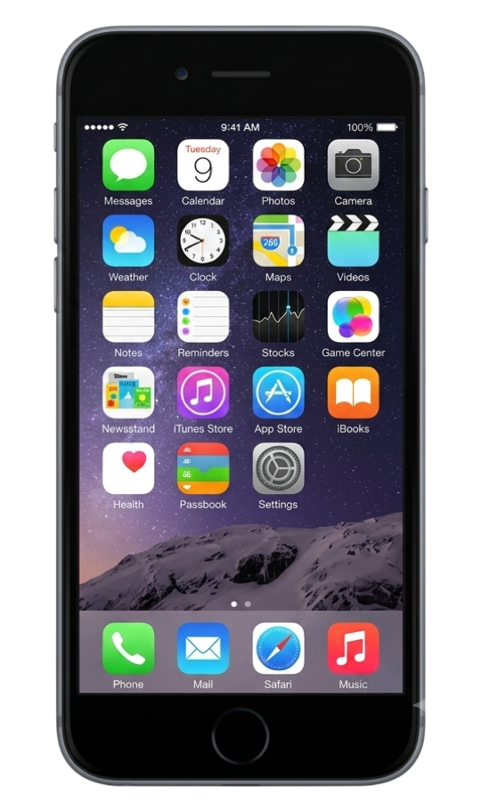 Repaired smartphone screen